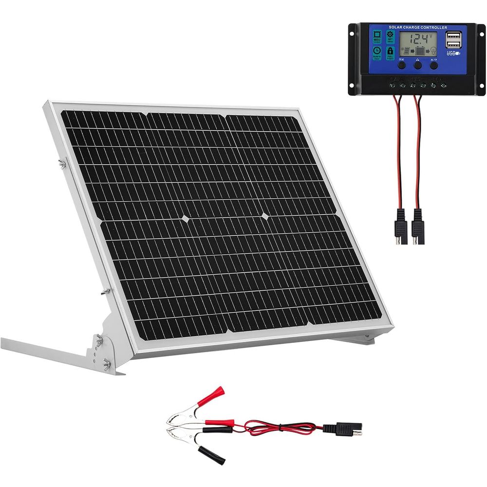 Solar Panel - Pengisi Daya Baterai Tenaga Surya 50W