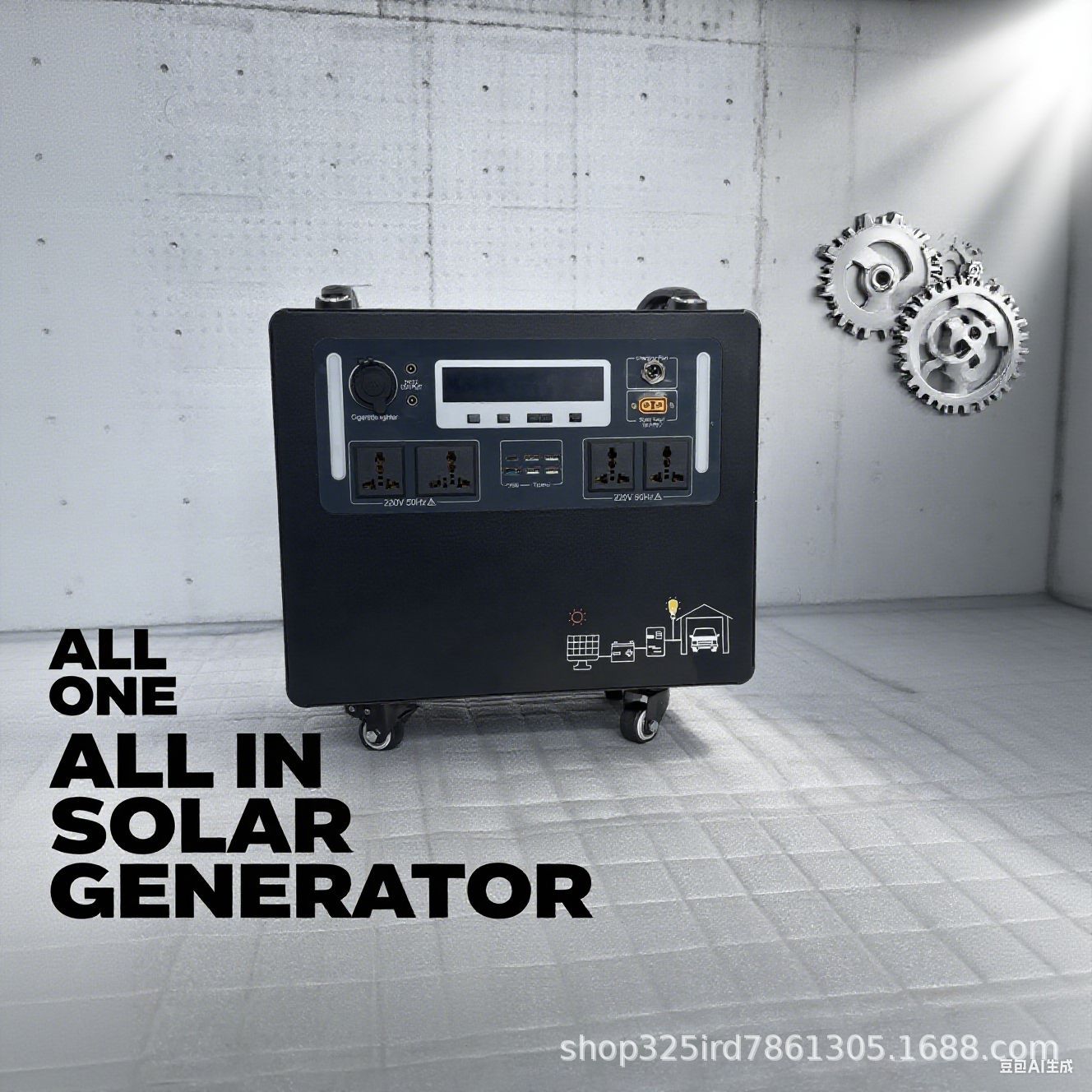 Solar Generator - Sistem penyimpanan energi rumah tangga, sistem