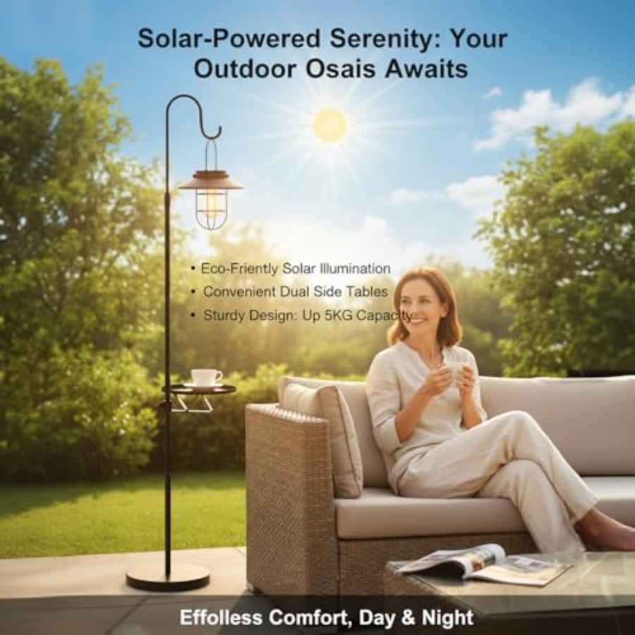 Lampu Lantai Tenaga Surya deng - Solar Lamp ulasan dan harga