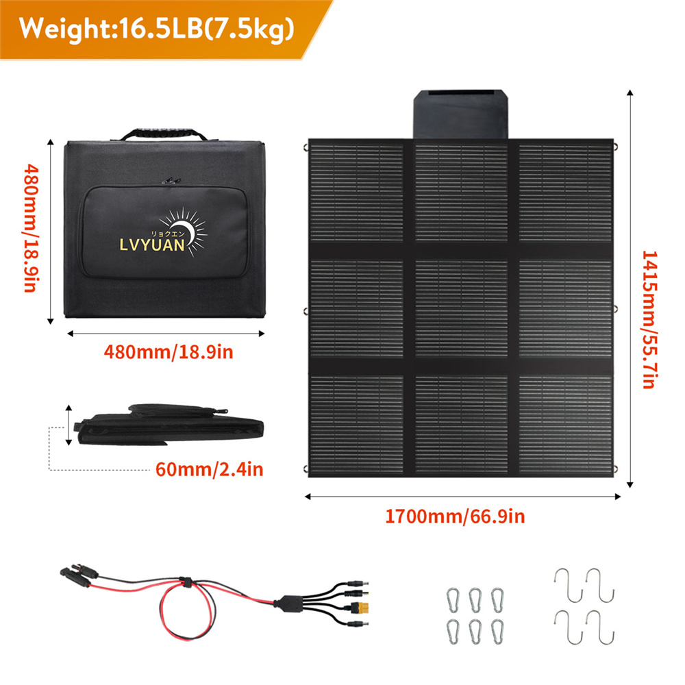 Panel Surya Lipat Portabel 300 - Solar Panel ulasan dan harga