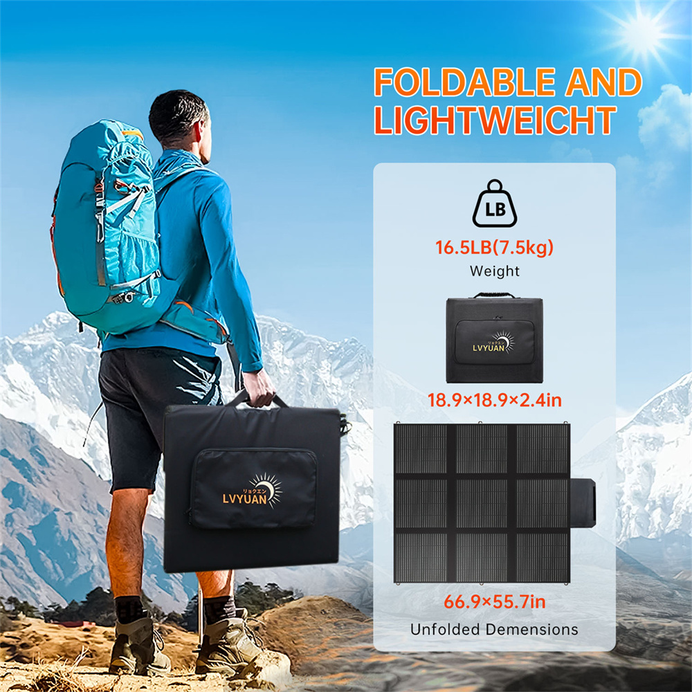 Panel Surya Lipat Portabel 300 - Solar Panel ulasan dan harga