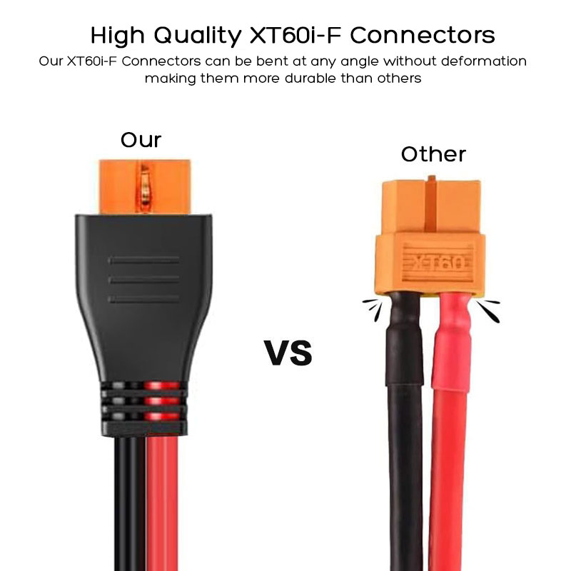 Kabel Panel Surya 3m 2m ke XT6 - Solar Generator ulasan dan harga